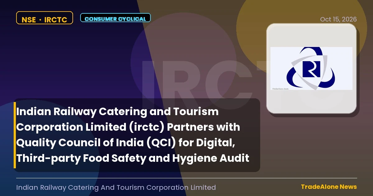 Indian Railway Catering and Tourism Corporation Limited (irctc) Q4 FY26 Food Safety Audit