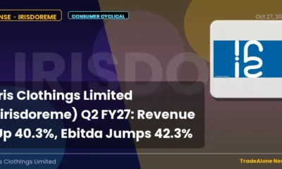Iris Clothings Limited Irisdoreme Q2 FY27 Results
