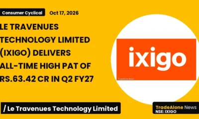 Le Travenues Technology Limited IXIGO Q2 FY27