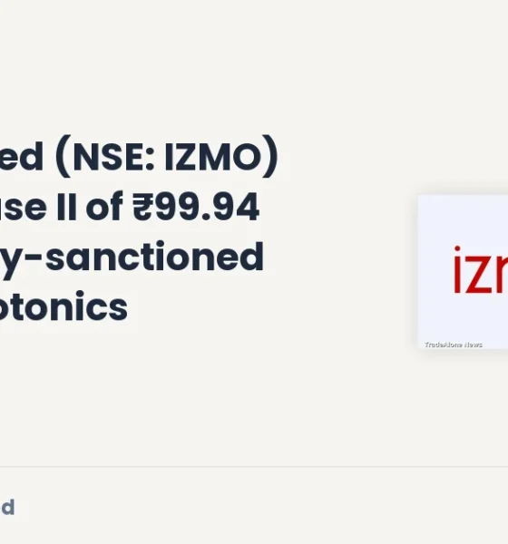 Izmo Limited NSE IZMO Phase II Silicon Photonics Program
