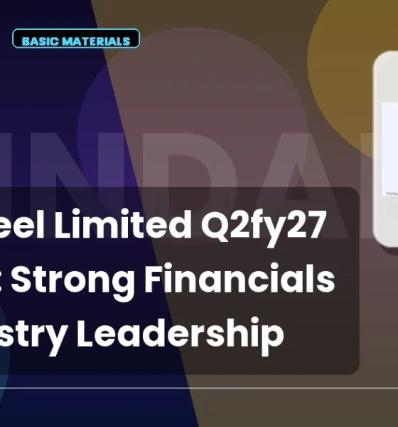 Jindal Steel Limited Q2fy27 Earnings