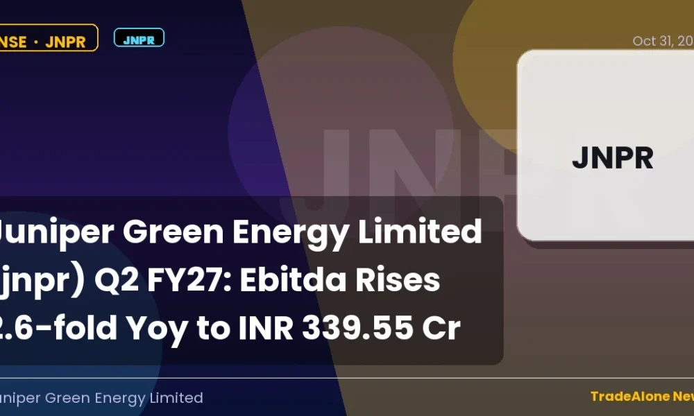 Juniper Green Energy Limited JNPR Q2 FY27 Ebitda