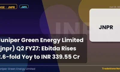 Juniper Green Energy Limited JNPR Q2 FY27 Ebitda