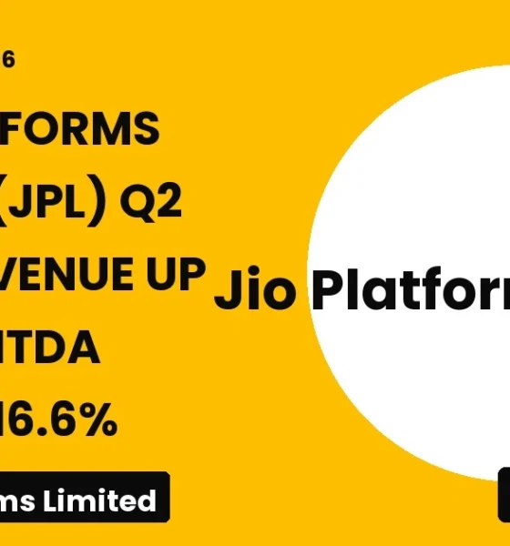 Jio Platforms Limited JPL Q2 FY27 Results