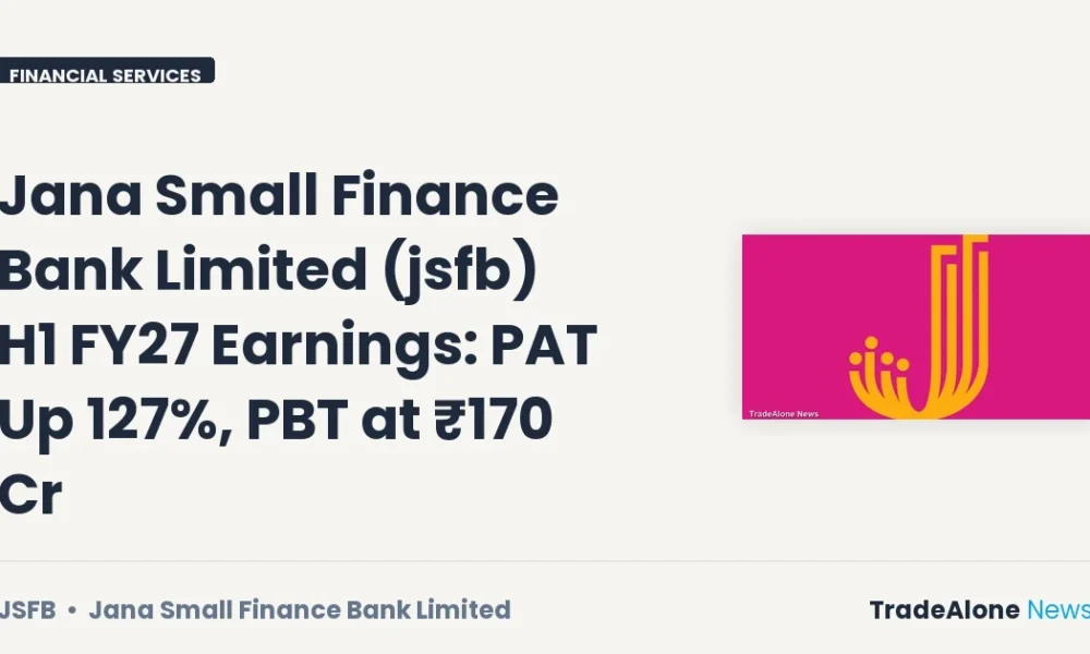Jana Small Finance Bank Limited JSFB H1 FY27 Earnings