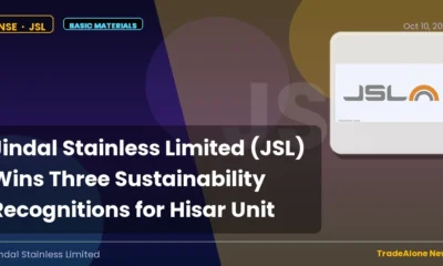 Jindal Stainless Limited JSL Sustainability Recognitions October 2026