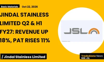 Jindal Stainless Limited JSL Q2 FY27 Results
