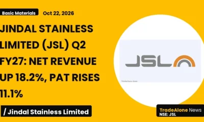 Jindal Stainless Limited JSL Q2 FY27 Results