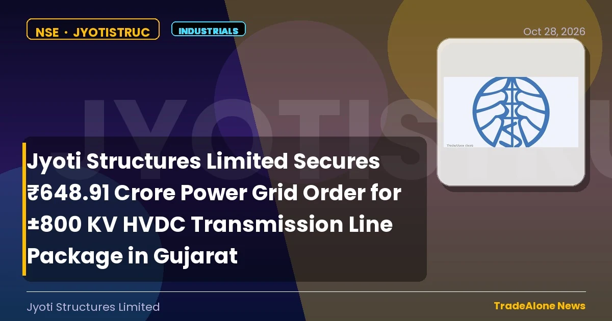 Jyoti Structures Limited Jyotistruc October 2026 Order