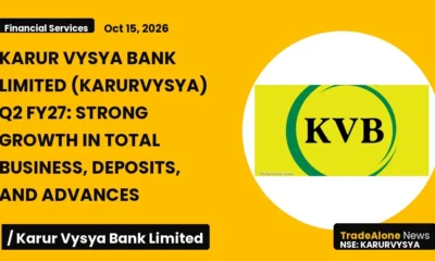 Karur Vysya Bank Limited NSE Karurvysya Q2 FY27