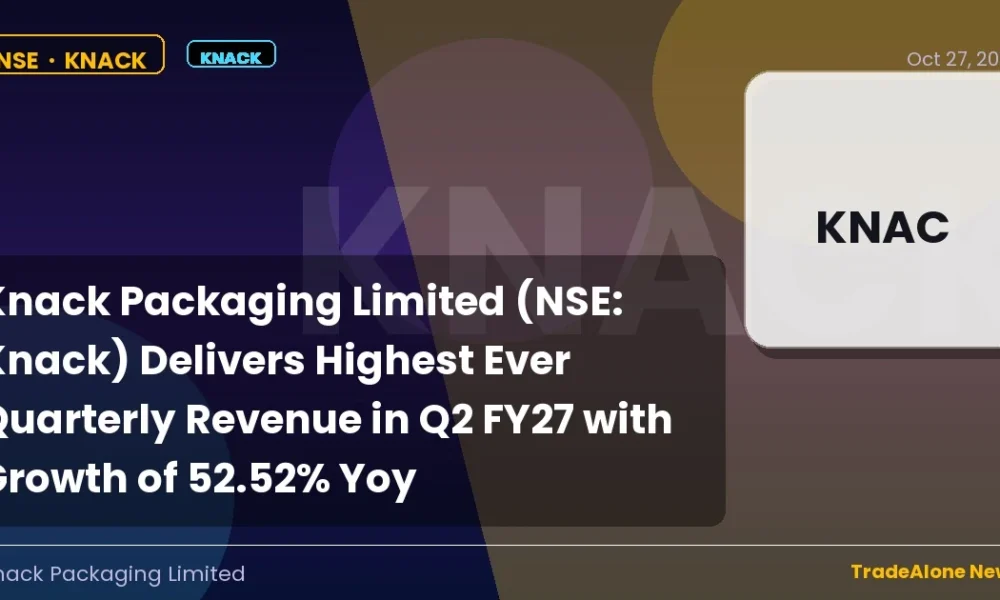 Knack Packaging Limited NSE KNACK Q2 FY27 Revenue