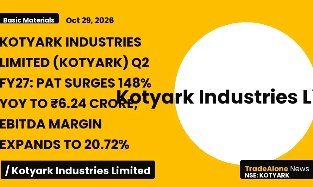Kotyark Industries Limited Kotyark Q2 FY27 Results