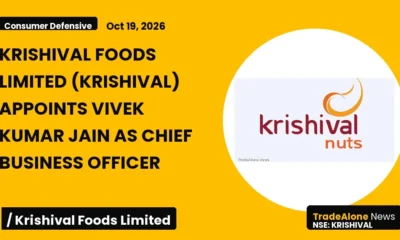 Krishival Foods Limited NSE Krishival Appoints Vivek Kumar Jain CBO