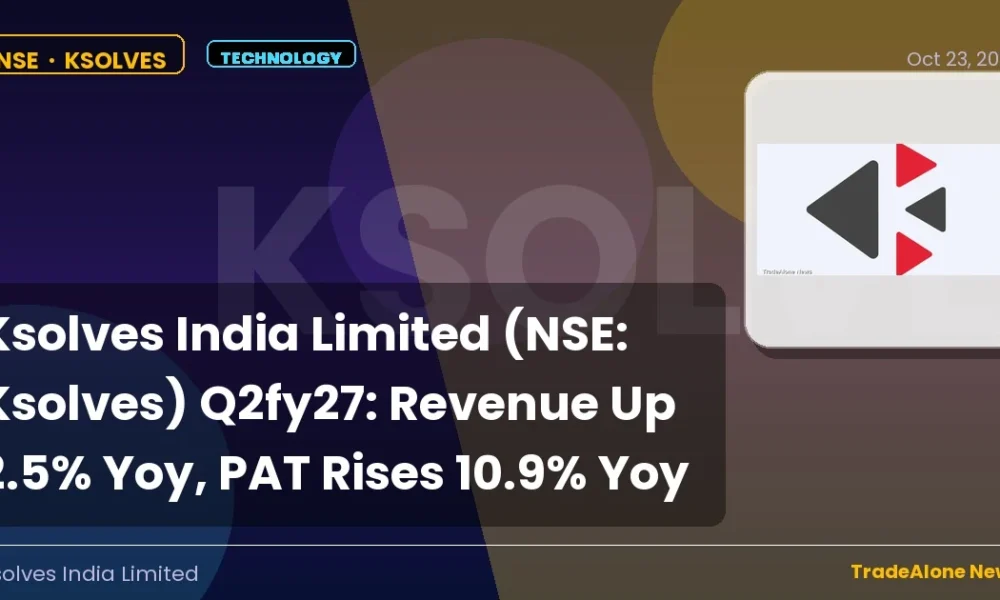 Ksolves India Limited NSE Ksolves Q2fy27 Results