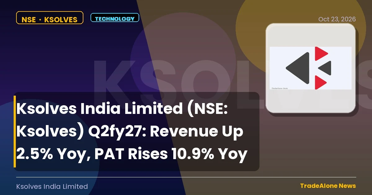 Ksolves India Limited NSE Ksolves Q2fy27 Results