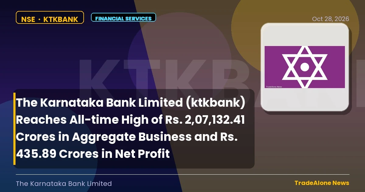 The Karnataka Bank Limited Ktkbank Q2 FY27 Results