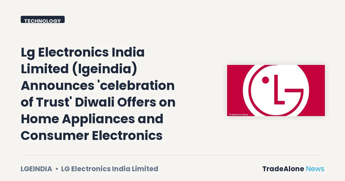 Lg Electronics India Limited Lgeindia Diwali Offers