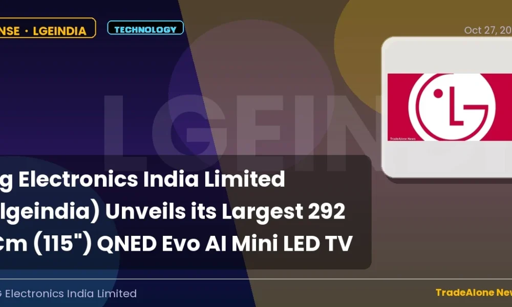 Lg Electronics India Limited Lgeindia Largest QNED Evo October 2026