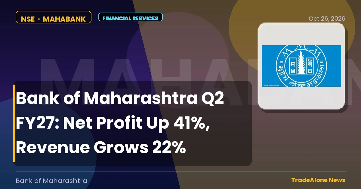 Bank of Maharashtra Mahabank Q2 FY27