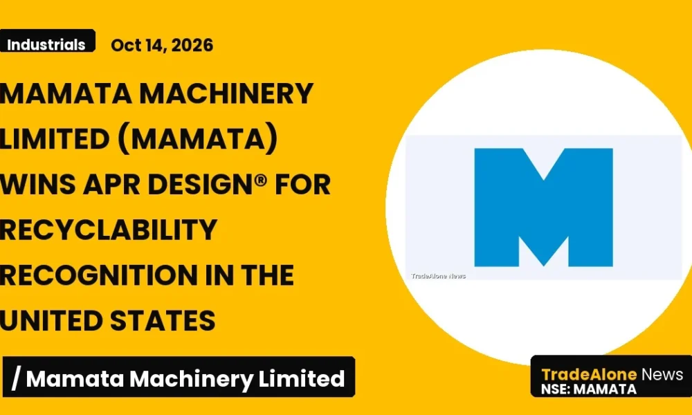 Mamata Machinery Limited Mamata Q4 FY26 APR Design® Recognition