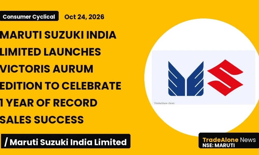 Maruti Suzuki Maruti 1st Anniversary Sales Success