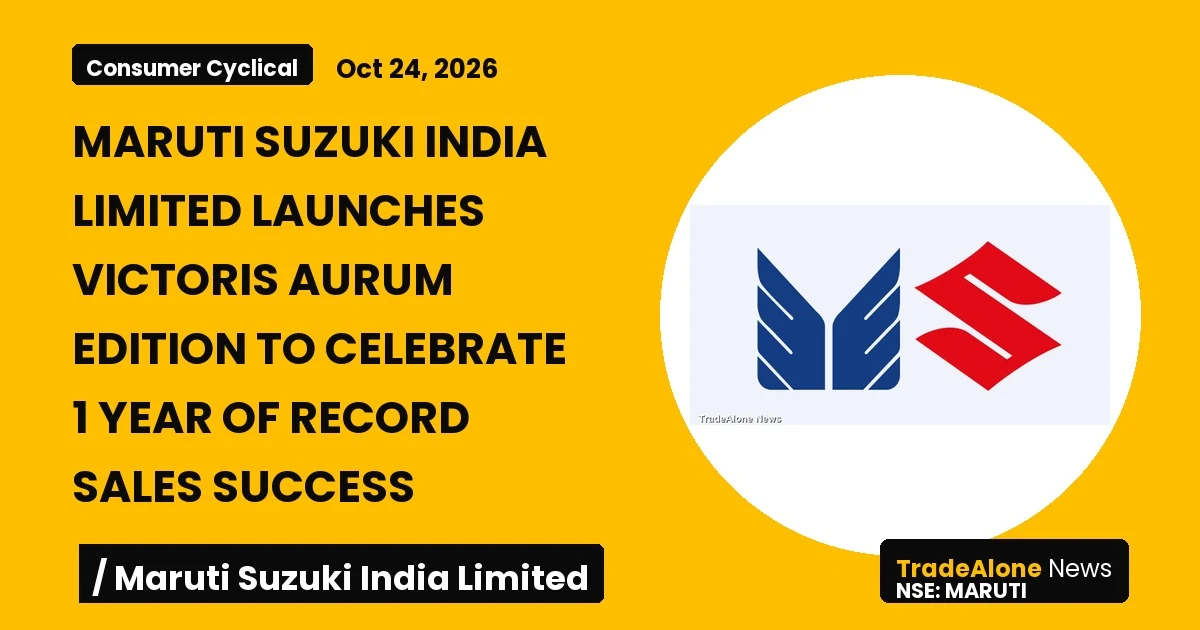 Maruti Suzuki Maruti 1st Anniversary Sales Success