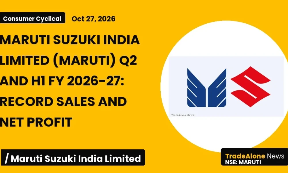 Maruti Suzuki India Limited Maruti Q2 FY26 Results