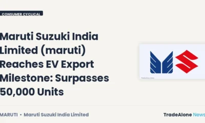 Maruti Suzuki India Limited Maruti October EV Export Milestone