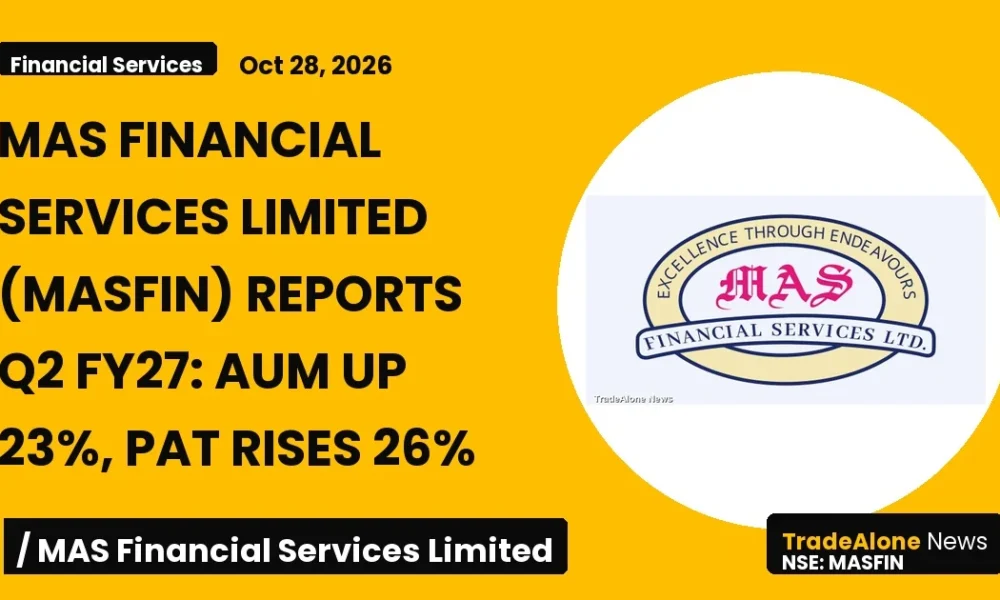 Mas Financial Services Limited Masfin Q2 FY27 Results
