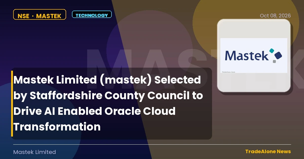 Mastek Limited Mastek AI Oracle Cloud Transformation October 2026