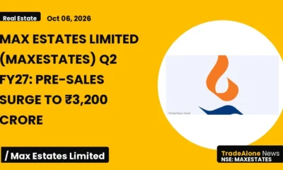 Max Estates Limited Maxestates Q2 FY27 Pre-sales