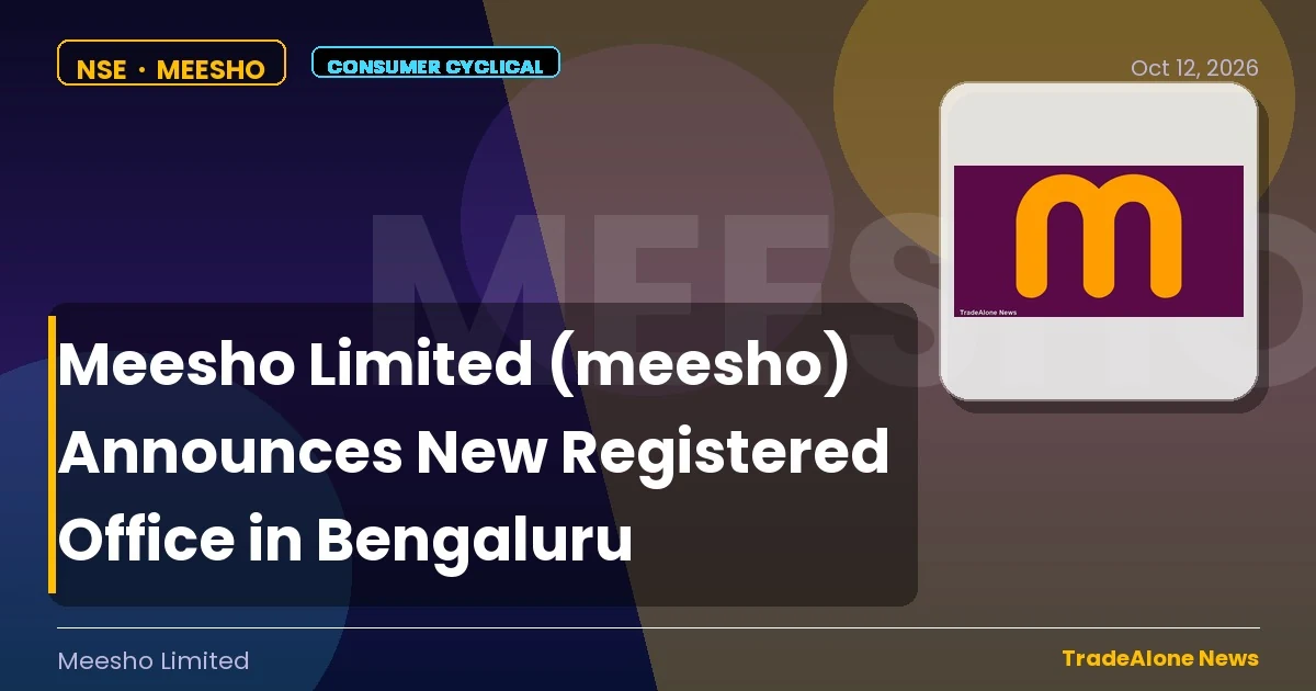 Meesho Limited Meesho New Registered Office