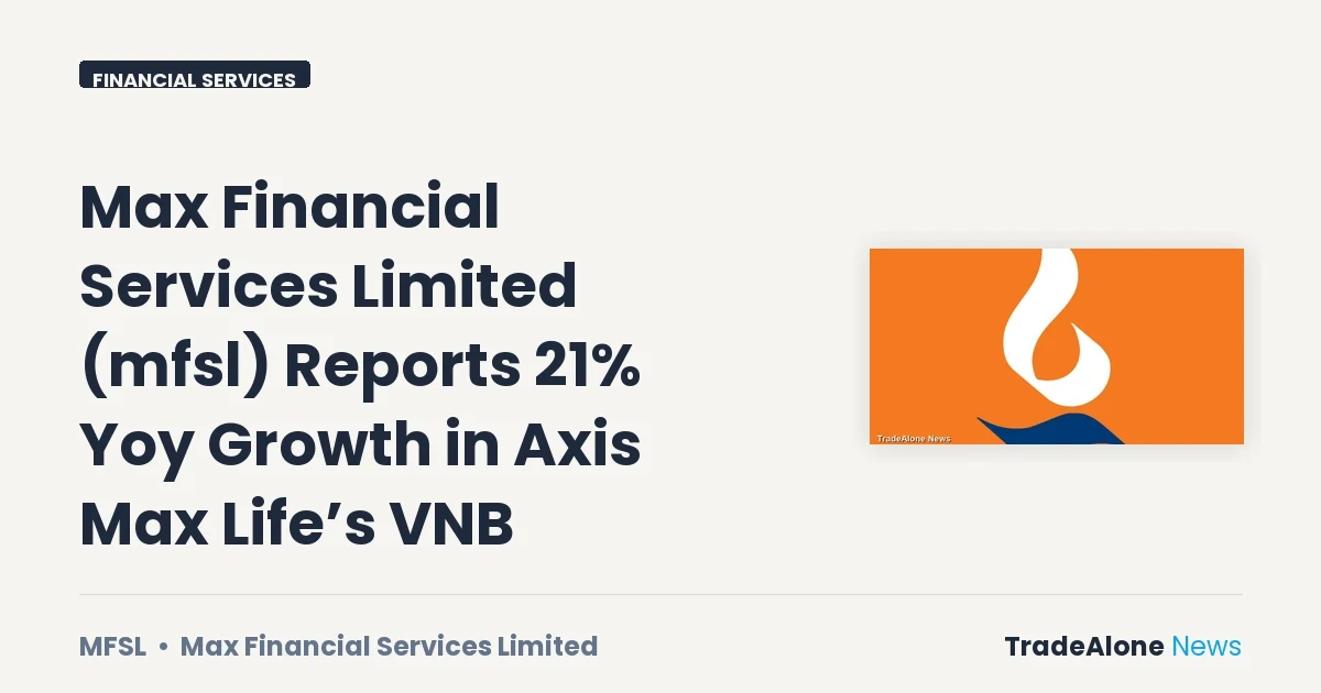 Max Financial Services Limited MFSL Q2 FY27 VNB