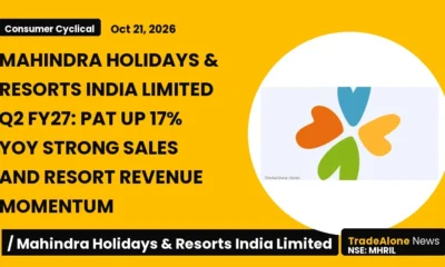Mahindra Holidays & Resorts India Ltd. Q2 FY27 Results: PAT Up 17% Yoy