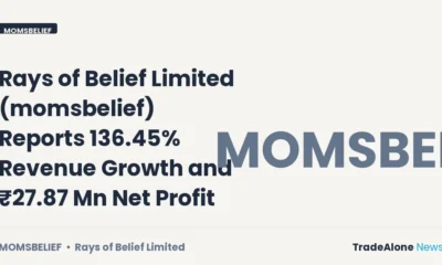 Rays of Belief Limited Momsbelief Q1 FY27 Results