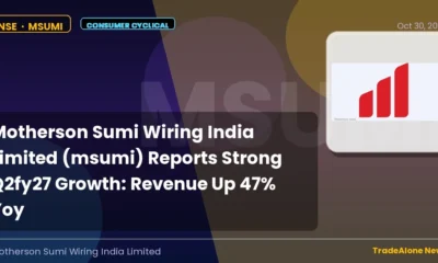 Motherson Sumi Wiring India Limited MSUMI Q2fy27 Results
