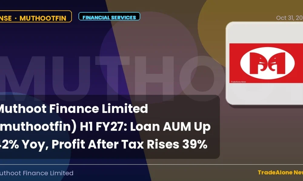 Muthoot Finance Limited Muthootfin H1 FY27 Results
