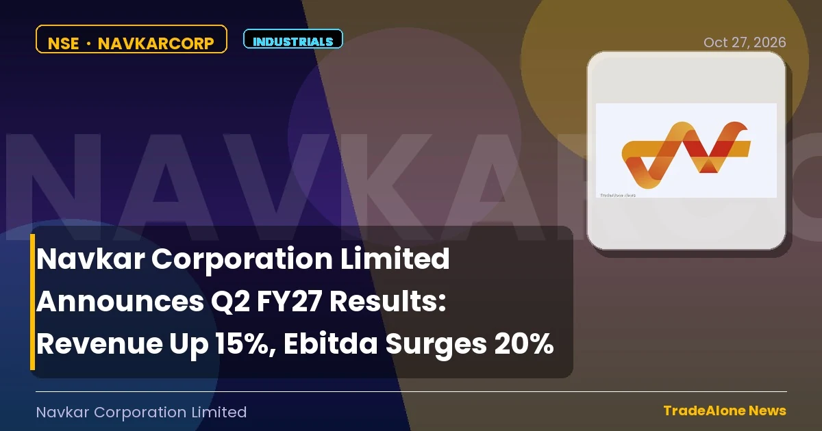 Navkar Corporation Limited Navkarcorp Q2 FY27 Results