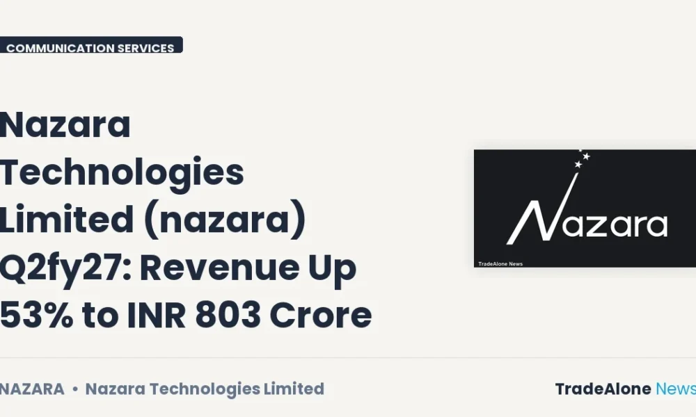Nazara Technologies Limited Nazara Q2fy27 Results