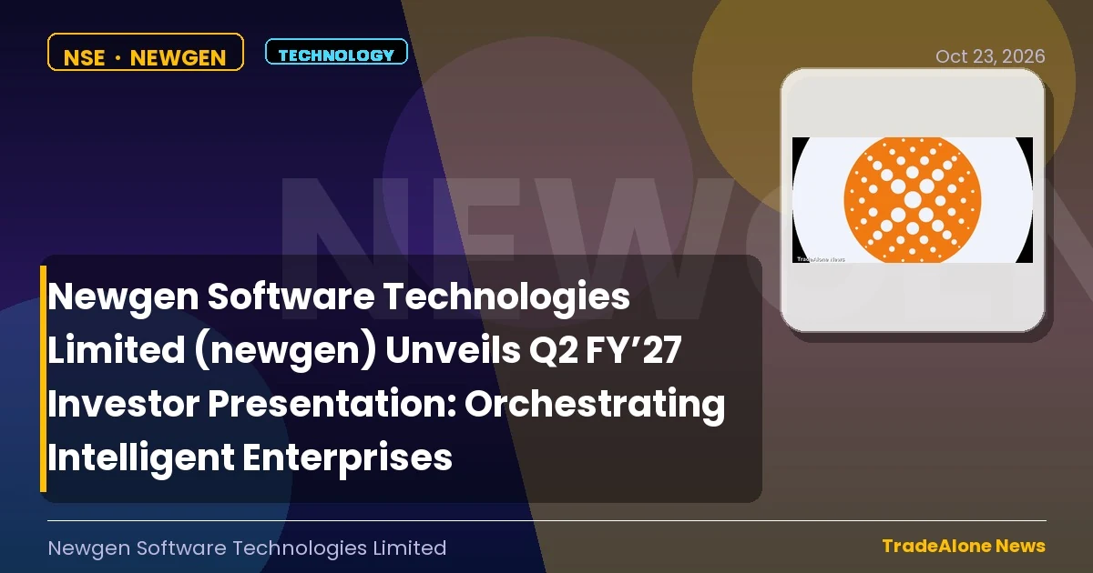 Newgen Software Technologies Limited Newgen Q2 FY’27