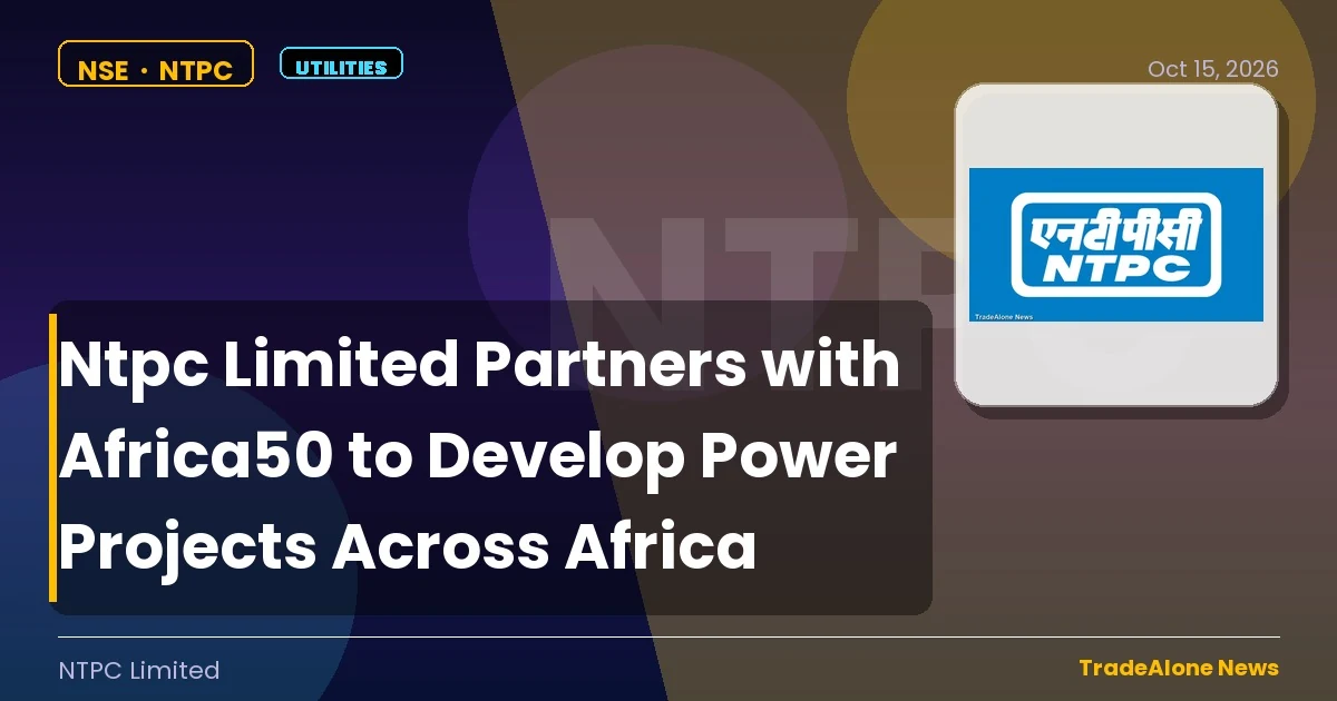 Ntpc Limited NSE NTPC October 2026 Partnership