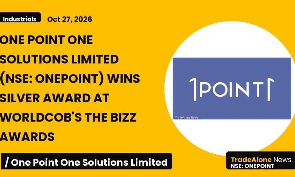 One Point One Solutions Limited NSE Onepoint Worldcob Bizz Awards October 2026