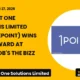 One Point One Solutions Limited NSE Onepoint Worldcob Bizz Awards October 2026