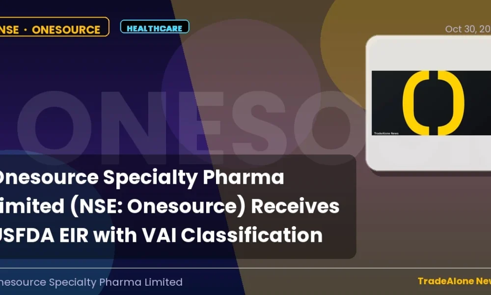 Onesource Specialty Pharma Limited NSE Onesource October 2026 EIR