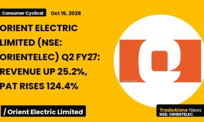 Orient Electric Limited NSE Orientelec Q2 FY27 Results
