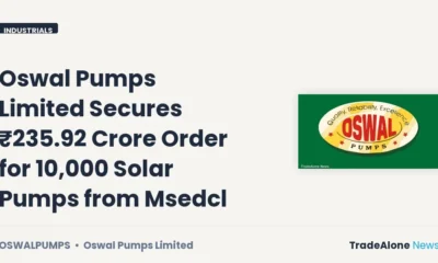 Oswal Pumps Limited Oswalpumps Q4 FY26 Order