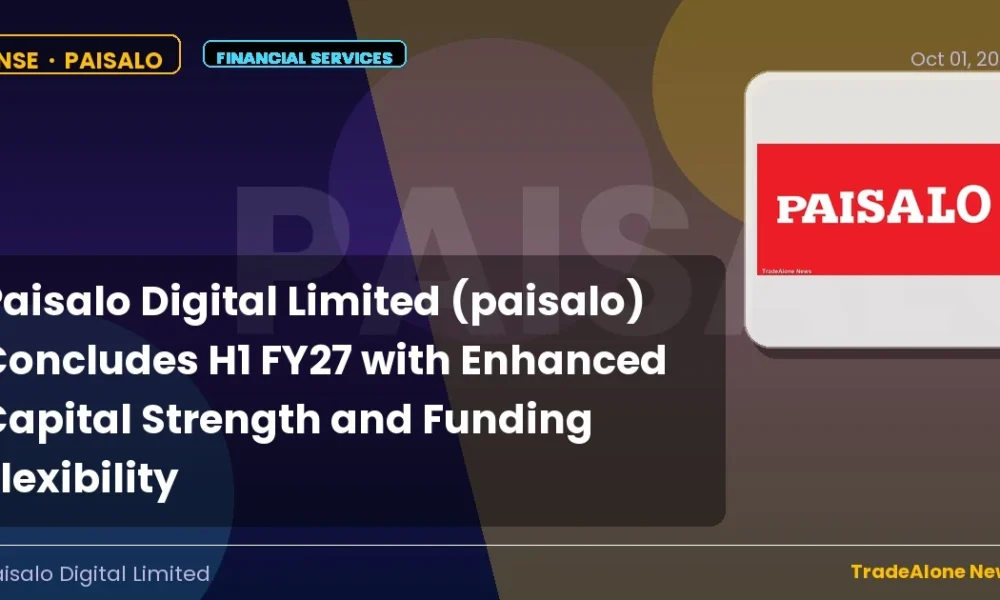 Paisalo Digital Limited NSE Paisalo H1 FY27 Capital
