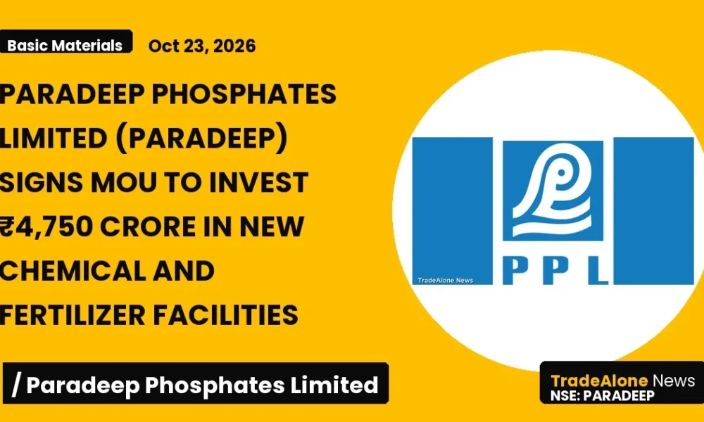 Paradeep Phosphates Limited Paradeep New Chemical and Fertilizer Investment