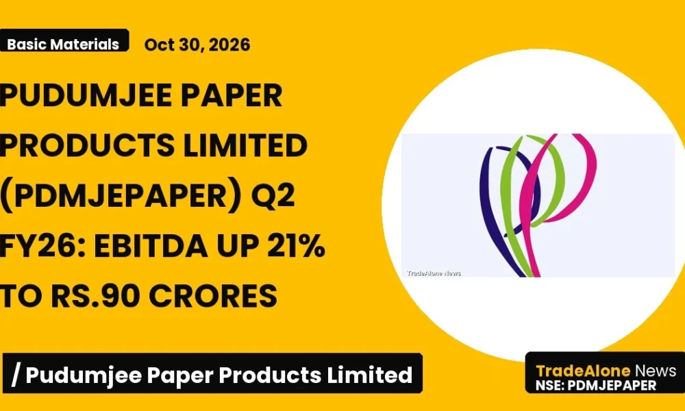Pudumjee Paper Products Limited Pdmjepaper Q2 FY26 Ebitda