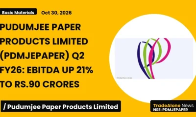 Pudumjee Paper Products Limited Pdmjepaper Q2 FY26 Ebitda